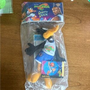Space Jam Daffy Duck 9" Plush Stuffed Toy McDonalds Vintage 1996 90s SEALED